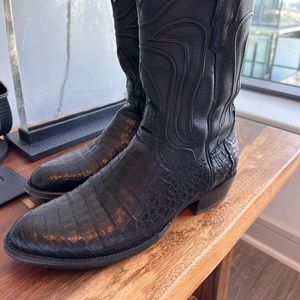 Tecovas “The Dillon” Caiman Black Boot